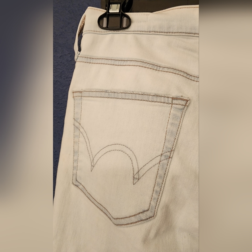 EDWIN Bree Crop Slim Straight In Outcast Blue Size 26 - Picture 8 of 13